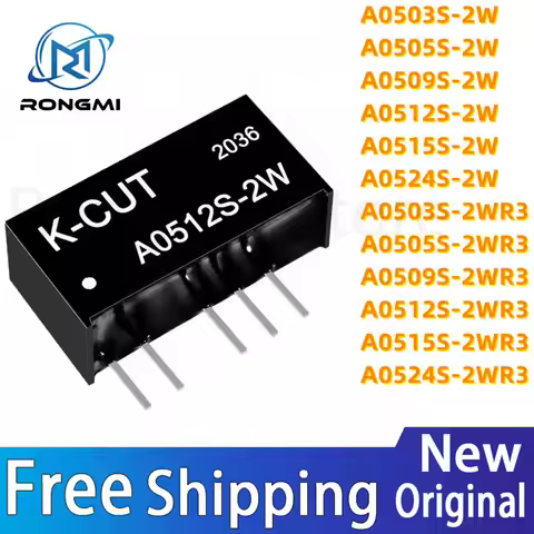 2Pcs A0503S-2W A0505S-2W A0509S-2W A0512S-2W A0515S-2W A0524S-2W A0503S-2WR3 A0505S-2WR3 A0509S-2WR3