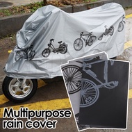 Motorcycle Rain Cover - Outdoor Bicycle Protective Case - Mountain Bike Protector Accessory - For Lectric Vehicle - Waterproof Dustproof Foldable - Sun Protection Multifunctional