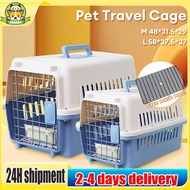 PapiPets Dog Cage Large Travel Cat Crate Dog Carrier Portable Pet Crate Large Capacity Cat Crate