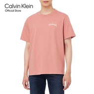 CALVIN KLEIN เสื้อยืดคอกลมแขนสั้นผู้ชาย รุ่น 4RC226G GNQ - สี Rose