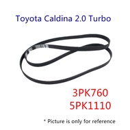 Toyota Caldina ST246 2.0 Turbo BANDO Fan Power Steering Belt 3PK760 5PK1110