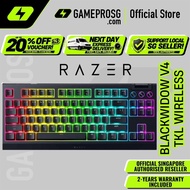 Razer BlackWidow V4 TKL Wireless Gaming Keyboard - Orange Mechanical Switches