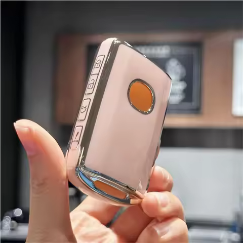 for Mazda CX5 Key Fob Cover and Leather Keychain - Full Cover Key Case for Mazda 3, 6, CX-5, CX-9, C