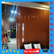 pembatas ruang pvc folding door/bahan plastik anti rayap/rolling