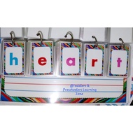 Word Builder | 5 Letter Words | Flipcards | 5 SETS OF Alphabet