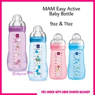 (STOCK W) FEEDING BOTTLE MAM 9OZ 11OZ BOTOL SUSU KIDS (BABY MILK BOTTLE)