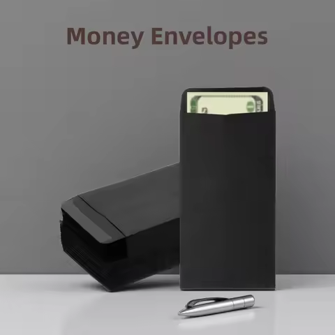 100Pcs 16.5x8.89cm Money Blank Paper Envelopes Gift Card Packaging Envelope Cash Envelopes Money Hol