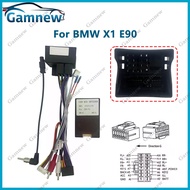 16Pin Car Wiring Harness Android Radio Power Cable Canbus Box Decoder For BMW 3 Series E90 E91 E92  