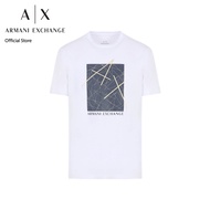 AX Armani Exchange  เสื้อยืดผู้ชาย รุ่น AX 6RZTJT ZJBYZ1100 - สีขาว