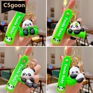 C5GOON Car Key Chain Pendant Cartoon Pandas Pendant Keychain Delicate Simple Key Chain for Girls Cou