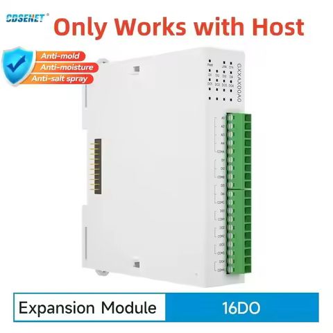 16DO Expansion Remote IO Module RS485 Ethernet CDSENET GXXAX00A0 Analog Switch Acquisition Modbus TC