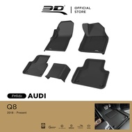 3D Mats พรมปูพื้นรถยนต์ AUDI Q8 2018 - 2025 พรมกันลื่น พรมกันนํ้า พรมรถยนต์
