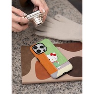 Hard Shell Double-Layer Matte Anti-Scratch Stealing Stitching Kitten Probe Phone Case R Suitable for