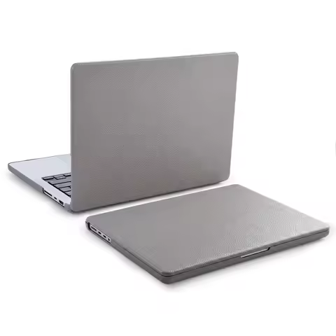 Oatsbasf Leather Laptop Case for MacBook Pro 14-in 2025-2021 M5 M4 M3 M2 M1 Pro / Max Chip Sleek & T
