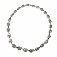品相極佳☆TIFFANY&Co. Tiffany Elsa Peretti Bean Design 925 銀項鍊，重 30.9 克，女士款，帶盒子和防塵袋。