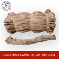 Native Abaca 55 Meters Hig Quality Twisted Tiny Jute Rope / String