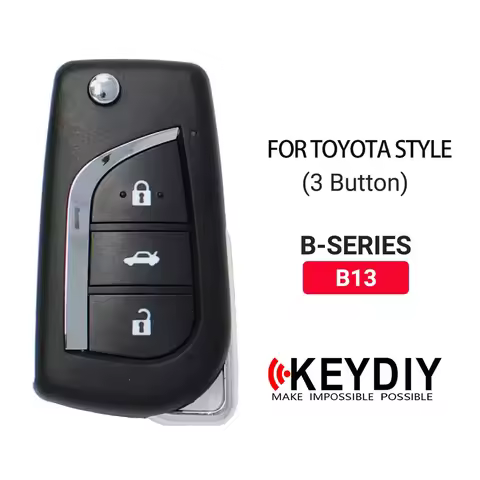 KEYDIY Car Remote Control Key B13-2/B13-2+1/B13 Car Key for Toyota Style KD900 B Series KD-X2/KD-MAX