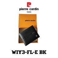 Pierre Cardin (ปีแอร์ การ์แดง) กระเป๋าธนบัตร กระเป๋าสตางค์เล็ก  กระเป๋าสตางค์ผู้ชาย กระเป๋าหนัง กระเป๋าหนังแท้ รุ่น WIY3-FL-E พร้อมส่ง ราคาพิเศษ