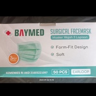 Baymed Masker Surgical Earloop 1 Box isi 50pc