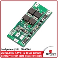 BMS 2S 20A 7.4V 8.4V 18650 Lithium battery protection board