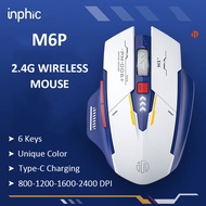 Inphic F9/M6P 2.4G Wireless Mouse Rechargeable Office Gaming Mouse Mechanical PC Laptop Mice