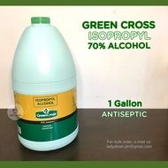 1 Gallon Green Cross Isopropyl Alcohol 70% Solution (Yellow Label)