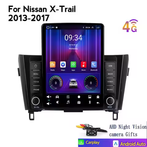 Android 14 For Nissan X-Trail Qashqai 2 J1T32 Qashqai J10 J11 2014 2015 2016 2017 2018 2019-2030 GPS