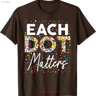 Dot Lover Happy Day Each Matters Vintage T-Shirt Good Ventilation Flexible Comfortable To Wear Every