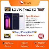 🔥🔥PROMOTION🔥🔥LG V60 ThinQ 5G (8+128GB) Snapdragon 865 5G Gaming Smartphone Premium Used Condition Netflix Classroom