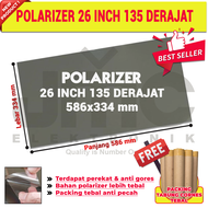 1Pcs Polaris Polarizer Polariser Polarized Lcd 26 inch 586x334mm 135 derajat