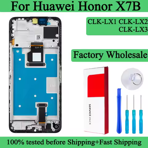 CLK-LX1 CLK-LX2 CLK-LX3 Premium Lcd For Huawei Honor X7B Display Touch Screen Digitizer Panel Assemb