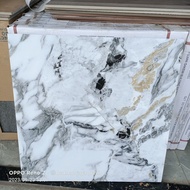 Granit Lantai 60x60 torch putih motip dioy6605