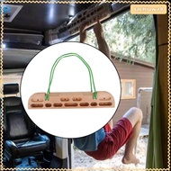 [Tachiuwa] Climbing Hangboard Hang Board Fingerboard Climbing Training Aid Hanging Rope 55cmx11cm fo