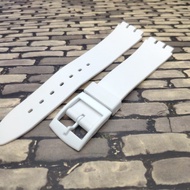 Tali Jam Tangan Swatch Warna Putih Tali Jam Tali Swatch Kualitas Bagus