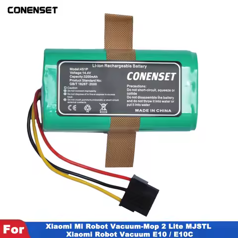 14.4V Replacement Battery For ROIDMI EVE cc Lydsto R1Edge R1Dedge Xiaomi Mop 2 MJSTL Lite E10 E10C E