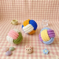 Volleyball Keychain Ball Yarn