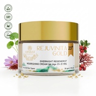Vanaura Organics Rejuvinita Gold 23+ (for 23-31yrs)-Overnight Regenerist Nourishing Cream- 50g