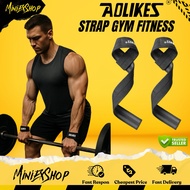 AOLIKES Gym Strap Deadlift Hand Strap Weight Lifting Fitness Anti-Slip 1 Pair