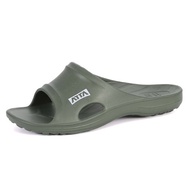 【ATTA】足底均壓 足弓簡約休閒拖鞋-軍綠色