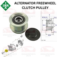 INA GERMANY ALTERNATOR FREEWHEEL CLUTCH PULLEY AUDI A4 b7 (8E_) 2.0TFSI A6 C6 2.0 AUDI TT 8J_ 2.0