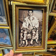 Photo Frame With Picture Of King Rama V.9 Sizes 5x7 Inches There Is A Stand And Hanger. Enhance Feng