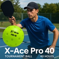 Tournament Grade Pickleball X-Ace Pro 40  Pickleball 40 holes