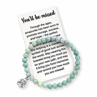 Coworker Leaving Gift for Women – Farewell Bracelet with Message Card &amp; Gift Box