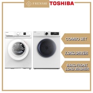 TOSHIBA COMBO FRONT LOAD WASHER Deep Clean Matters TW-BL95A4M(WK)  8.5KG  / TD-H80SEM 7.0KG DRYER  [