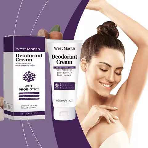 West&Month Underarm Deodorant Cream Long Lasting Aroma Whitening Refresh Antiperspirant Armpit Body 