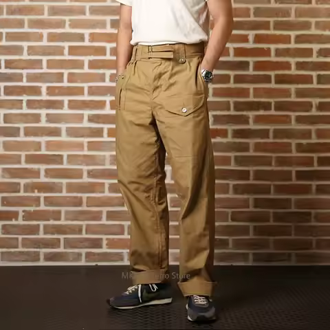 Non Stock 1943 British Army KD Khaki Vintage Trousers Men's Gurkha Gurg Pants