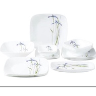 Original corelle shadow Iris 21 pcs set 4 org makan