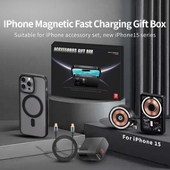 Fast Charge Magentic power bank 5000mAh with PD20W charging six-pieceset gift box suitable for iphon