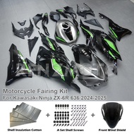 For Kawasaki ZX6R 636 ZX-6R 2024 2025 Motorcycle Plastic Shell Fairing Bodywork Set ZX636 ZX-6R ZX 6
