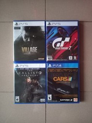 ps5 games ps4 games biohazard  8 village 生化危機 8 村莊 gt7 gran turismo  7 浪漫跑車旅 7 （全新未開封）the callisto p